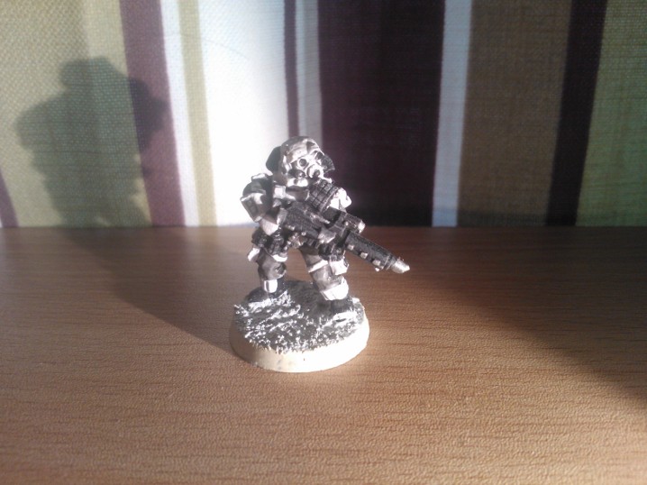Storm Trooper, tietenkin valko-musta.