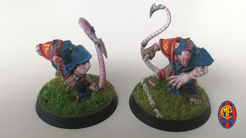 Skaven Linemen. Underworldissa nämä nöyrät pelaajat ovat muutakin kuin lihamuuria.